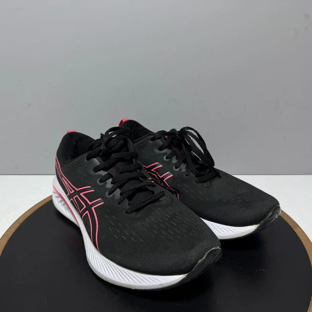 Asics Gel-Excite 10 Women Size 11‎ Running Shoes Black Pink Athletic Athleisure